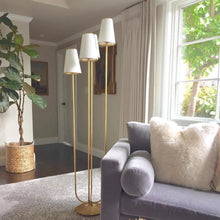 Load image into Gallery viewer, Montreuil Floor Lamp in living room.
