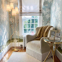 Load image into Gallery viewer, Montreuil Floor Lamp in living room.
