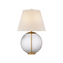 Load image into Gallery viewer, Morton Table Lamp in Clear Glass (Small).
