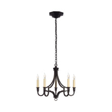 Load image into Gallery viewer, Mykonos Chandelier in Aged Iron (Small).
