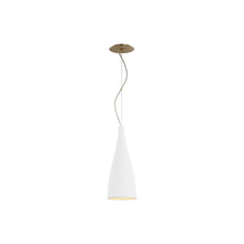 Load image into Gallery viewer, Nimbus LED Pendant Light in Matte White (Medium).
