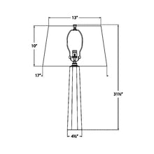 Load image into Gallery viewer, Octagonal Spire Table - line drawing.
