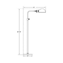 Load image into Gallery viewer, Old Pharmacy Floor Lamp - line drawing.

