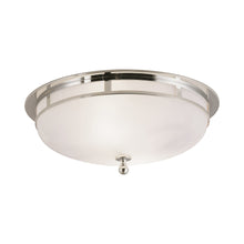 Load image into Gallery viewer, Openwork Flush Mount Ceiling Light in Polished Nickel (Large).
