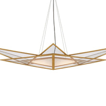 Load image into Gallery viewer, Ori LED Linear Chandelier in Detail.
