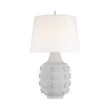 Load image into Gallery viewer, Orly LED Table Lamp in Plaster White.
