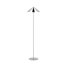 Load image into Gallery viewer, Orsay LED Floor Lamp in Polished Nickel.
