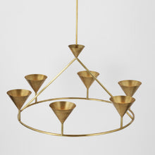 Load image into Gallery viewer, Orsay LED Ring Chandelier in Detail.
