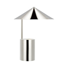 Load image into Gallery viewer, Orsay LED Table Lamp in Polished Nickel.
