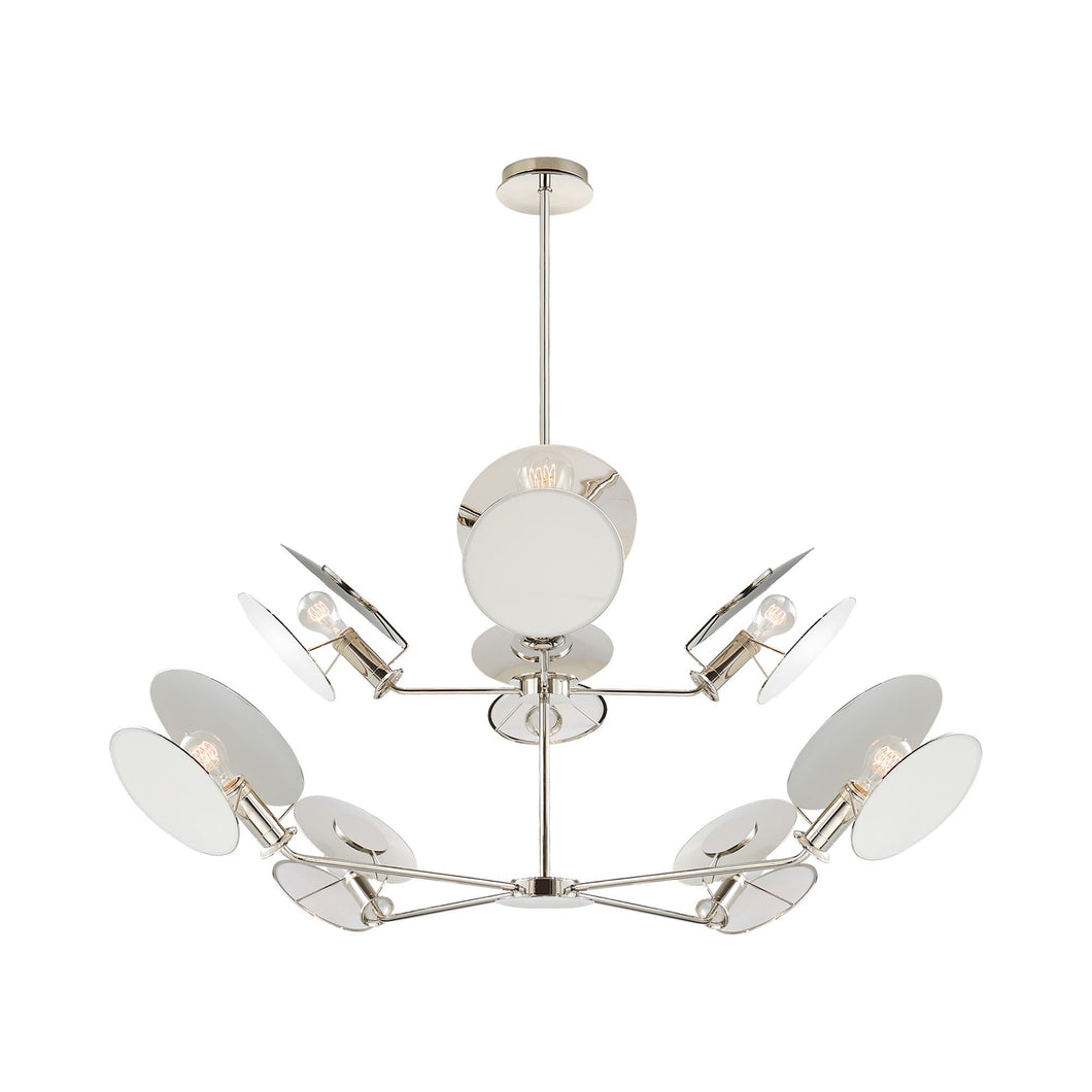 Osiris Chandelier in Polished Nickel (Large).