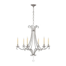 Load image into Gallery viewer, Oslo Chandelier in Burnished Silver Leaf (Medium).
