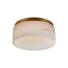 Load image into Gallery viewer, Otto LED Semi Flush Mount Ceiling Light in Antique-Burnished Brass (Small).
