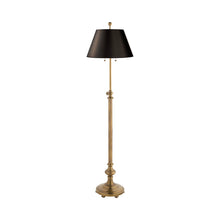 Load image into Gallery viewer, Overseas Adjustable Club Floor Lamp in Black Paper.
