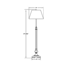 Load image into Gallery viewer, Overseas Adjustable Club Floor Lamp - line drawing.
