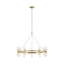 Load image into Gallery viewer, Overture LED Chandelier in Natural Brass (X-Large).
