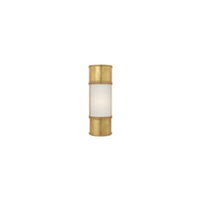 Load image into Gallery viewer, Oxford Bath Wall Light in Antique-Burnished Brass (Small).
