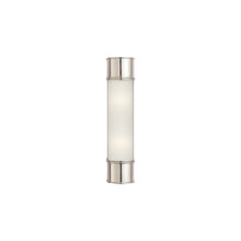 Load image into Gallery viewer, Oxford Bath Wall Light in Polished Nickel (Medium).
