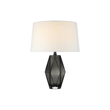 Load image into Gallery viewer, Palacios Table Lamp in Smoked Glass.
