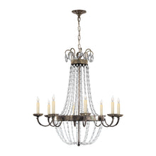 Load image into Gallery viewer, Paris Flea Market Chandelier in Sheffield Silver (Large).
