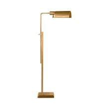 Load image into Gallery viewer, Pask Pharmacy Floor Lamp in Hand-Rubbed Antique Brass.
