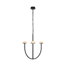 Load image into Gallery viewer, Pedra LED Chandelier in Bronze (Medium).
