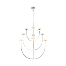 Load image into Gallery viewer, Pedra LED Chandelier in Polished Nickel (X-Large).
