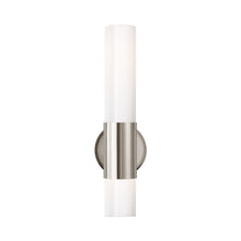 Load image into Gallery viewer, Penz Bath Wall Light in Polished Nickel.
