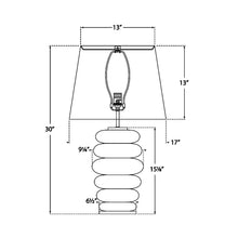 Load image into Gallery viewer, Phoebe Table Lamp - line drawing.
