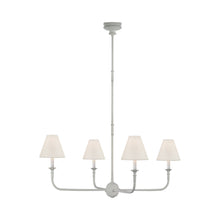 Load image into Gallery viewer, Piaf Chandelier in Plaster White (4-Light).
