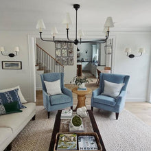 Load image into Gallery viewer, Piaf Chandelier in living room.
