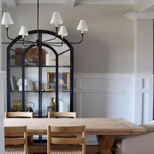 Load image into Gallery viewer, Piaf Chandelier in dining room.
