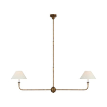 Load image into Gallery viewer, Piaf Linear Pendant Light in Antique Gild.
