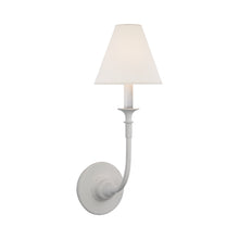Load image into Gallery viewer, Piaf Wall Light in Plaster White (1-Light).

