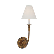Load image into Gallery viewer, Piaf Wall Light in Antique Gild (1-Light).
