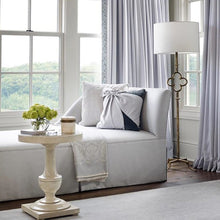 Load image into Gallery viewer, Quatrefoil Floor Lamp in living room.
