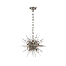 Load image into Gallery viewer, Quincy Sputnik Chandelier in Polished Nickel (Small).
