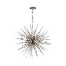 Load image into Gallery viewer, Quincy Sputnik Chandelier in Polished Nickel (Medium).
