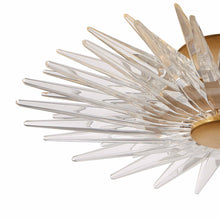 Load image into Gallery viewer, Quincy Sputnik LED Flush Mount Ceiling Light in Detail.
