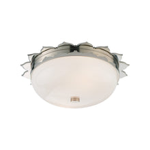 Load image into Gallery viewer, Rachel Flush Mount Ceiling Light in Polished Nickel (Small).
