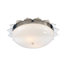 Load image into Gallery viewer, Rachel Flush Mount Ceiling Light in Polished Nickel (Large).

