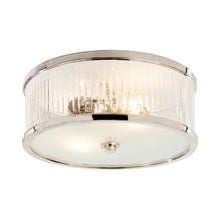Load image into Gallery viewer, Randolph Flush Mount Ceiling Light in Polished Nickel (Large).
