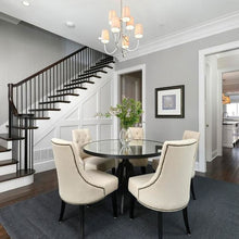 Load image into Gallery viewer, Reed Chandelier in living room.
