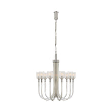 Load image into Gallery viewer, Reverie Chandelier in Polished Nickel.
