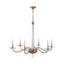 Load image into Gallery viewer, Robinson Chandelier in Antique-Burnished Brass (Large).
