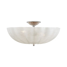 Load image into Gallery viewer, Rosehill Semi Flush Mount Ceiling Light in Polished Nickel (Large).
