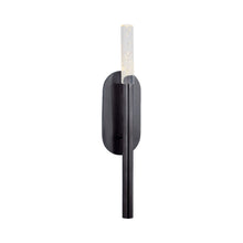 Load image into Gallery viewer, Rousseau LED Bath Wall Light in Bronze/Seeded Glass (1-Light/Medium).
