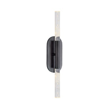 Load image into Gallery viewer, Rousseau LED Bath Wall Light in Bronze/Seeded Glass (2-Light/Medium).
