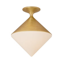 Load image into Gallery viewer, Sarnen LED Flush Mount Ceiling Light in Gild.
