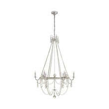 Load image into Gallery viewer, Sharon Chandelier in Burnished Silver Leaf (Medium).

