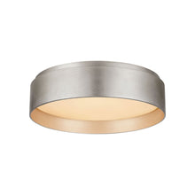 Load image into Gallery viewer, Shaw LED Flush Mount Ceiling Light in Burnished Silver Leaf (Small).
